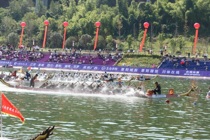 四川恩阳站龙舟大赛打响，劲旅力争世界杯资格